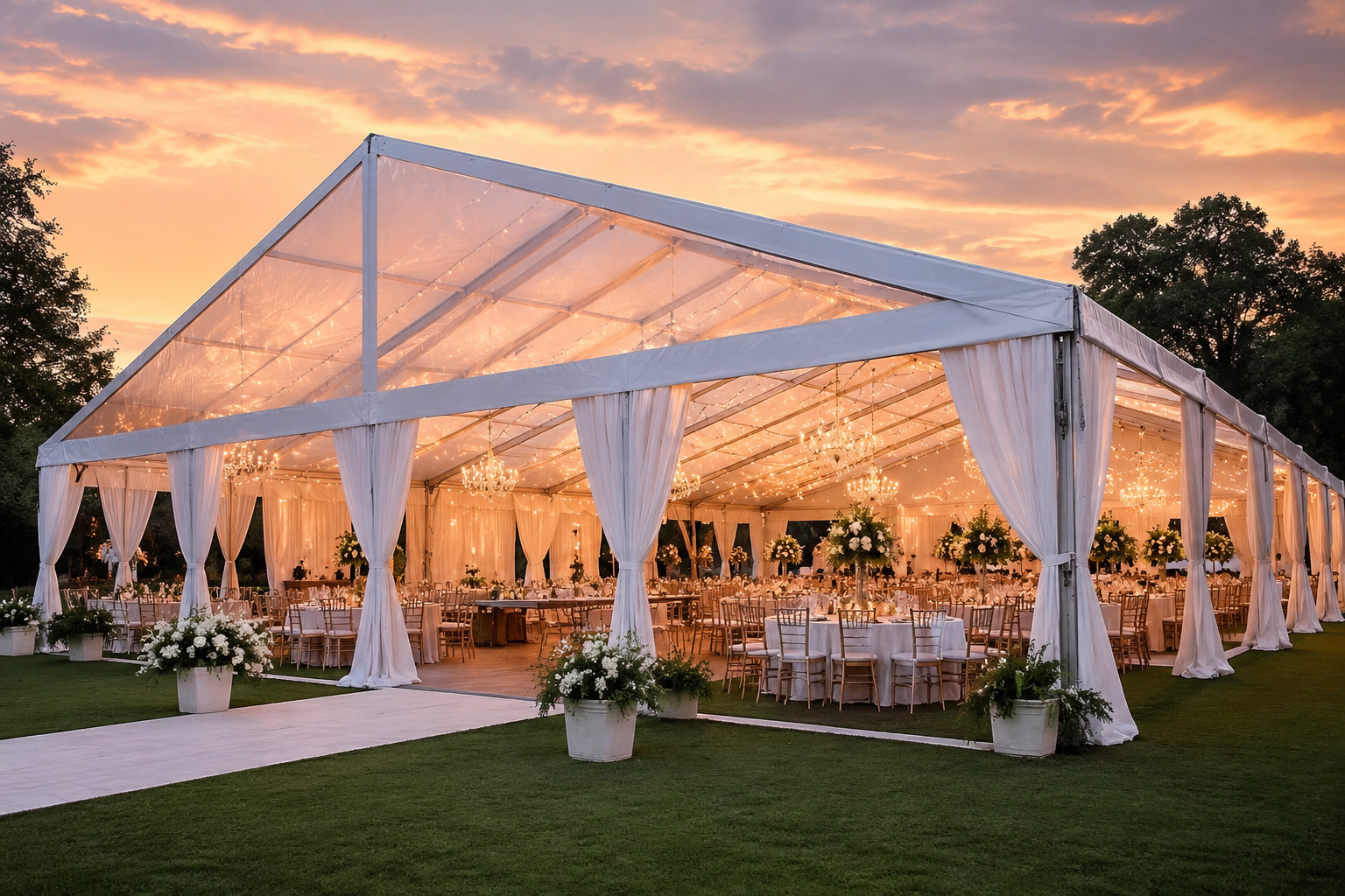Marquee Structure Tent for weddings and events